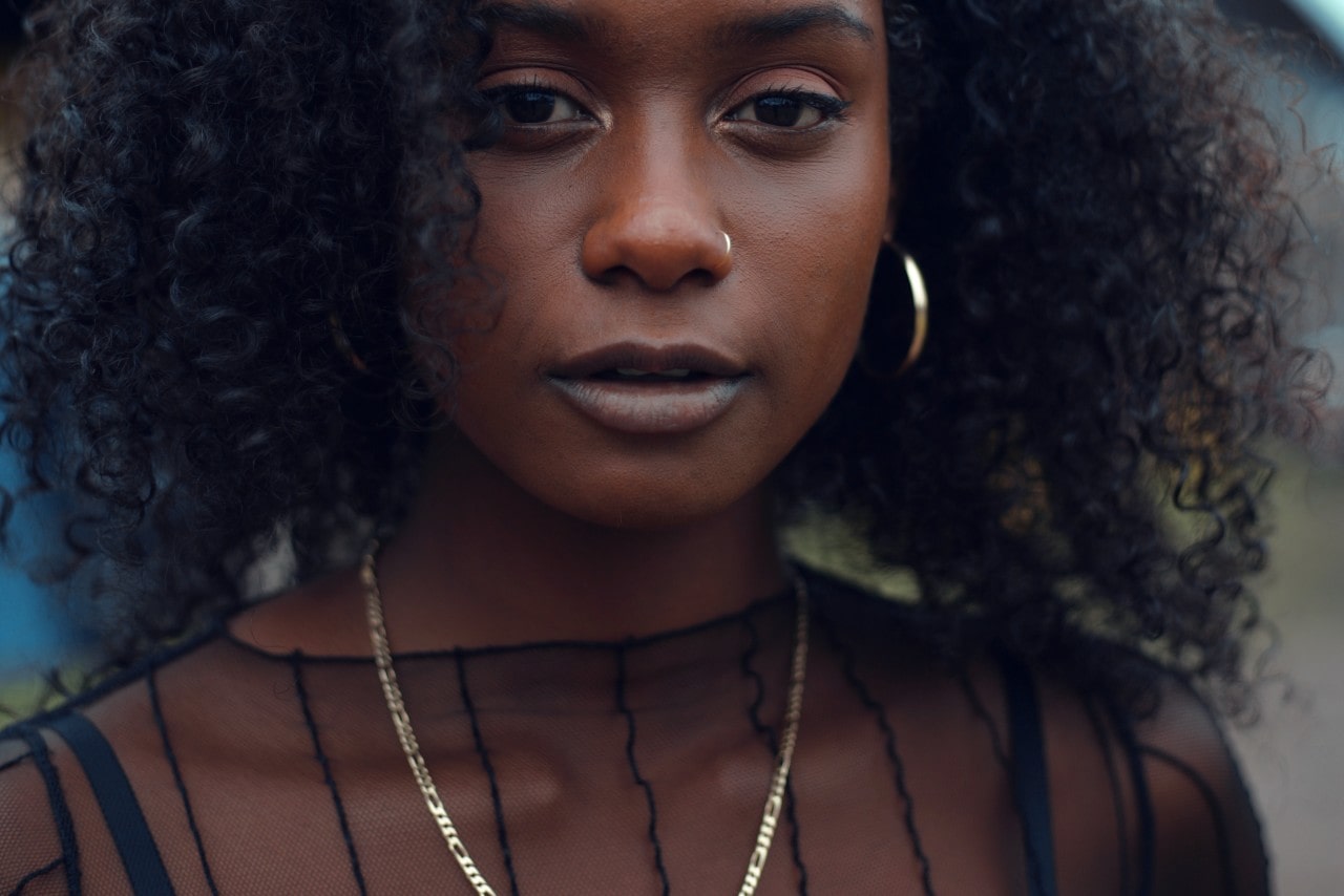 woman with fashion jewelry