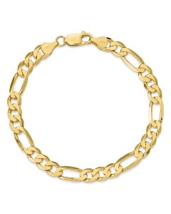 A 14k yellow gold chain bracelet from Adrienne Designs.