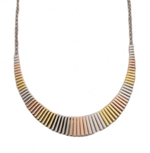 A Charles Garnier statement necklace crafted from sterling silver.
