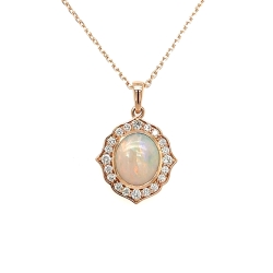 Brockhaus Jewelry Necklace NG-0248OPAL-14KR
