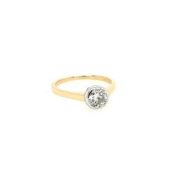 Brockhaus Jewelry Engagement Ring ERD-0094RND-H-VS1-14KYW