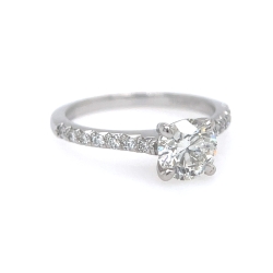 Brockhaus Jewelry Engagement Ring RD-GIA0101HGI2-18KWPL