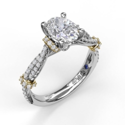 Fana Engagement Ring S3086/WG/YG