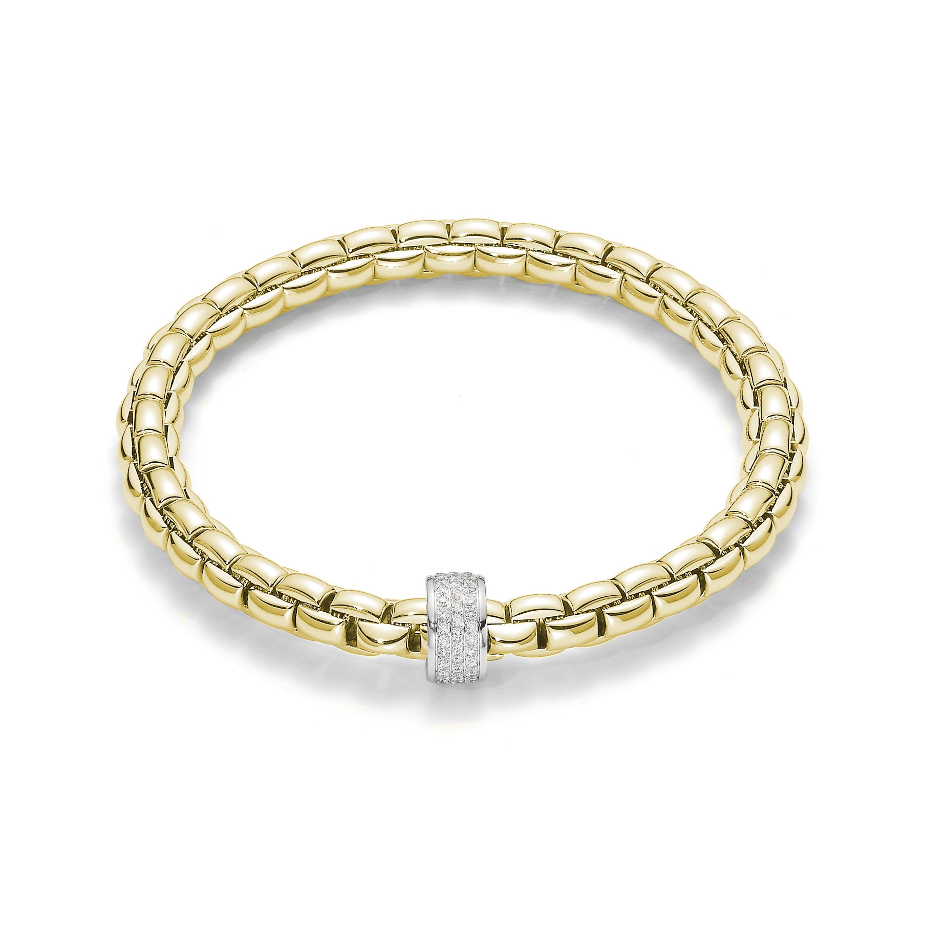 Fope Flex'it Prima bracelet in white gold - Monarch Jewels Alaska