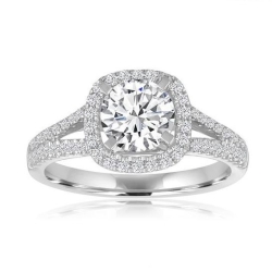 Brockhaus Bridal Engagement Ring 60606D-4W-3/8