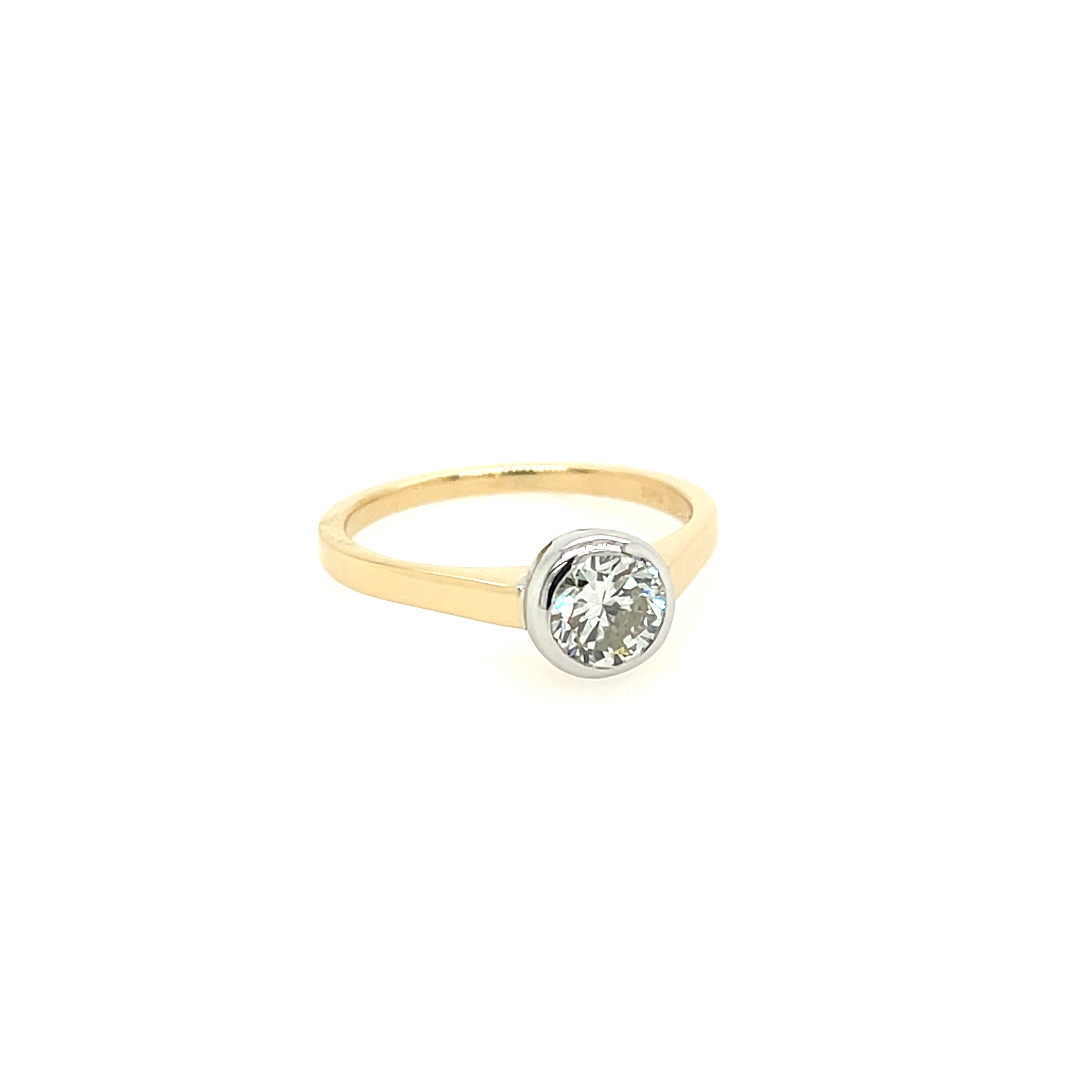 Brockhaus Jewelry Engagement Ring ERD-0094RND-H-VS1-14KYW Brockhaus Jewelry Engagement Ring ERD-0094RND-H-VS1-14KYW
