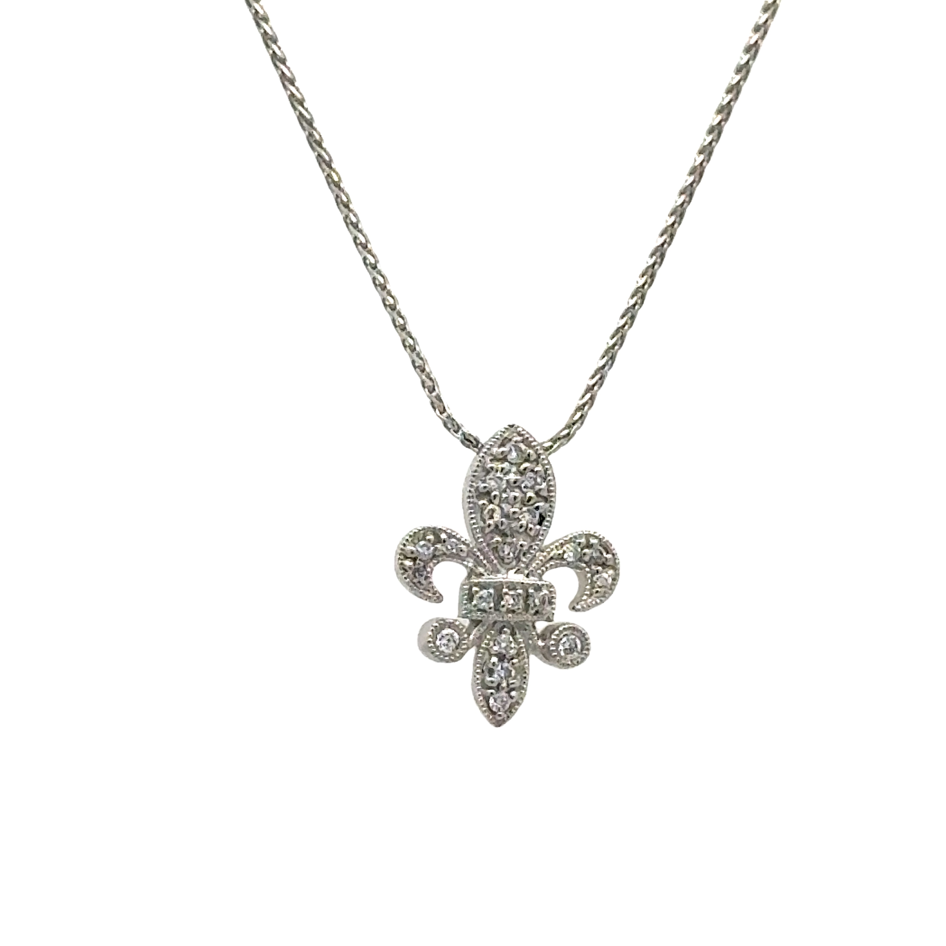Brockhaus Jewelry Necklace DN-0010DIA-18EC-14KW Brockhaus Jewelry Necklace DN-0010DIA-18EC-14KW