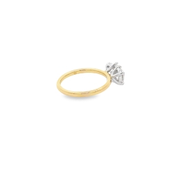 Brockhaus Jewelry Engagement Ring RD-0129TEMD-14KYW thumbnail 4