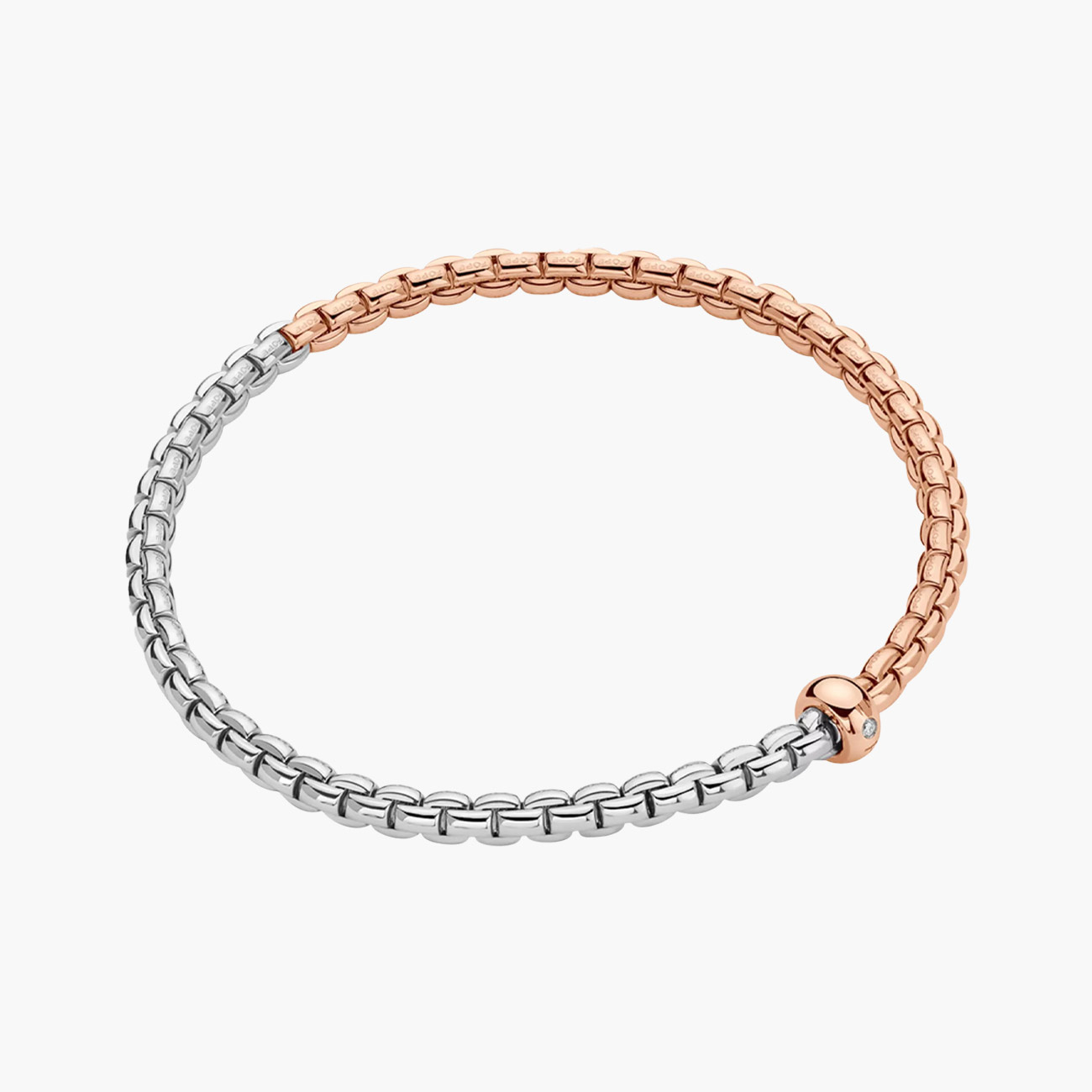 FOPE フォッぺ FOPE 18K Yellow Gold Flex'It EKA 0.03cttw Diamond Necklace