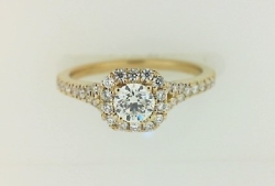 Brockhaus Bridal Engagement Ring 52226D-14KY-1/2-.25