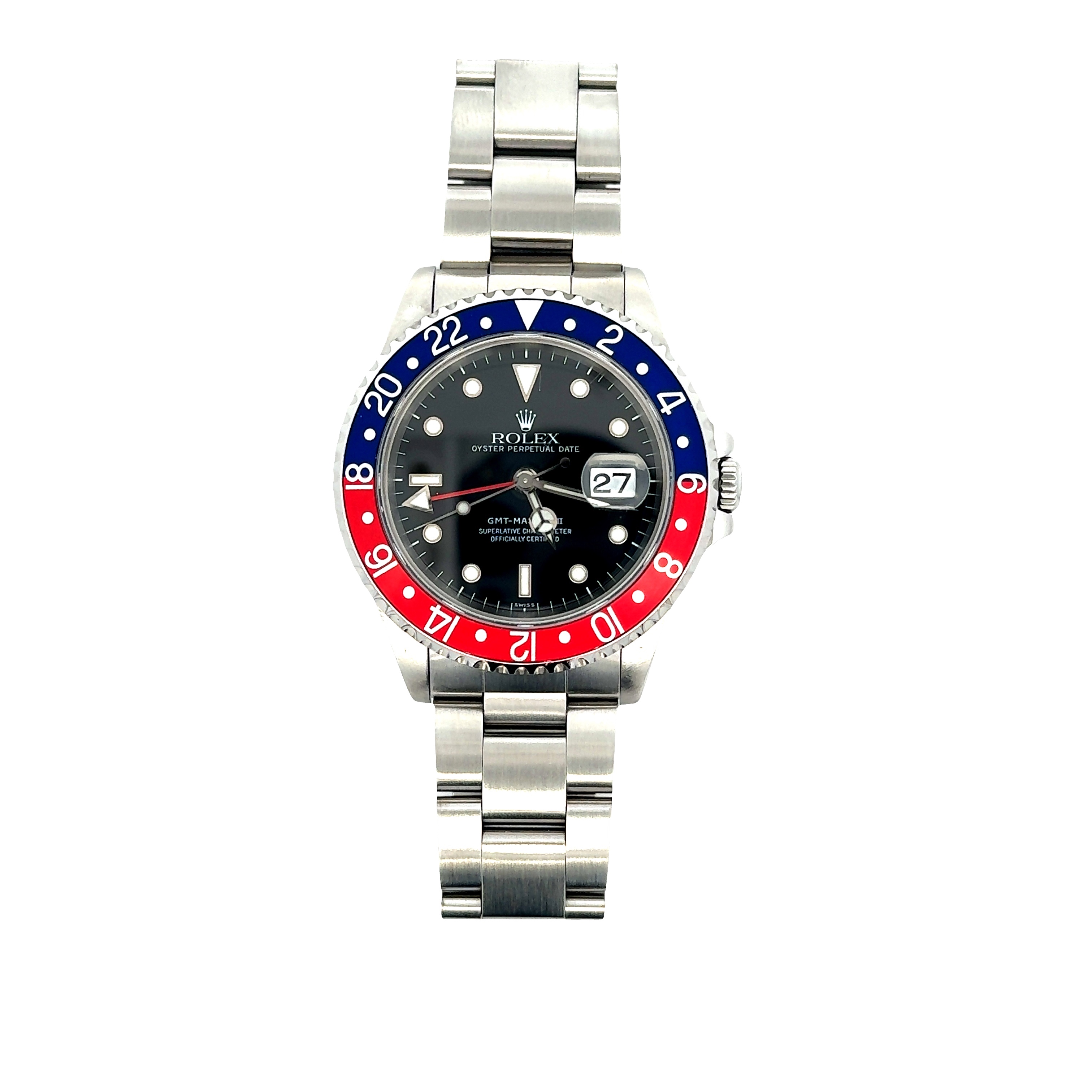 Pre Owned Rolex Watches Watch 40mm GMT-Master II ref 16710 Blue/Red Pre Owned Rolex Watches Watch 40mm GMT-Master II ref 16710 Blue/Red