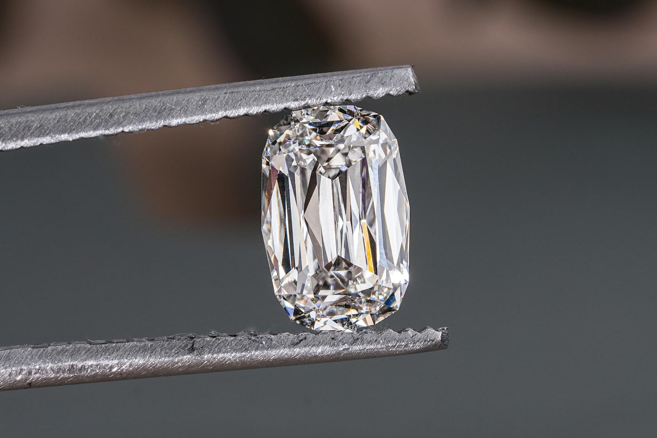 a cushion diamond